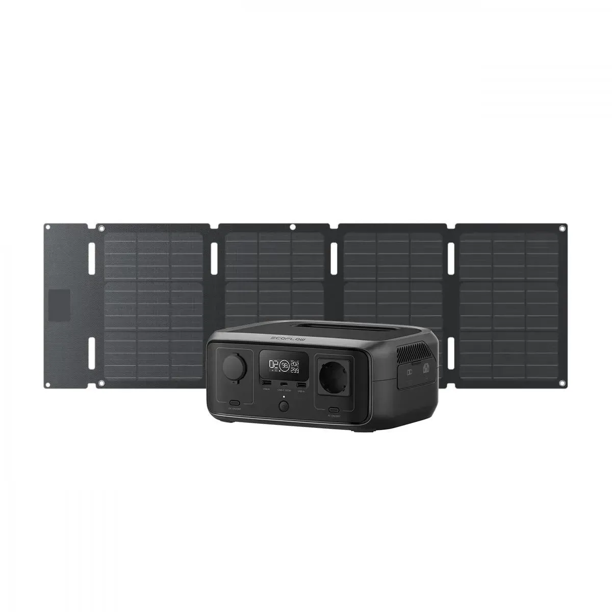  Комплект Зарядна станція EcoFlow RIVER 3 UPS та сонячна панель 45W (Type-C) 